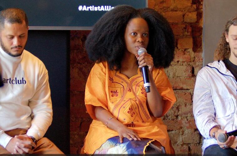 Nonka Mbonambi at the Artist Alliance's Conversations on Creativity