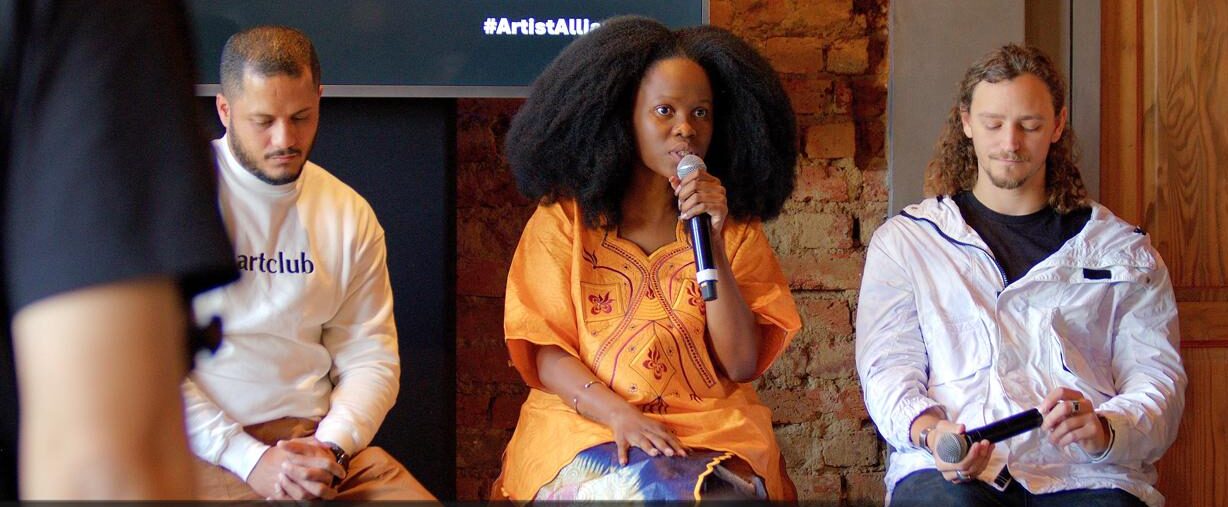 Nonka Mbonambi at the Artist Alliance's Conversations on Creativity