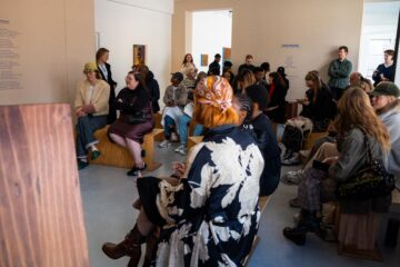 Art School Africa talk hosted at Reservoir Projects photo by Monique Le Roux
