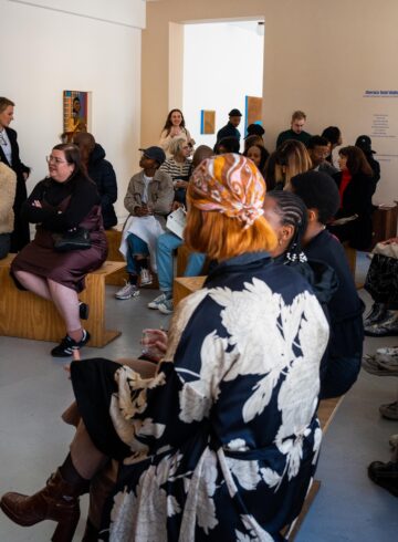 Art School Africa talk hosted at Reservoir Projects photo by Monique Le Roux