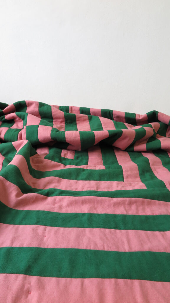 Callie emerald & crepe detail