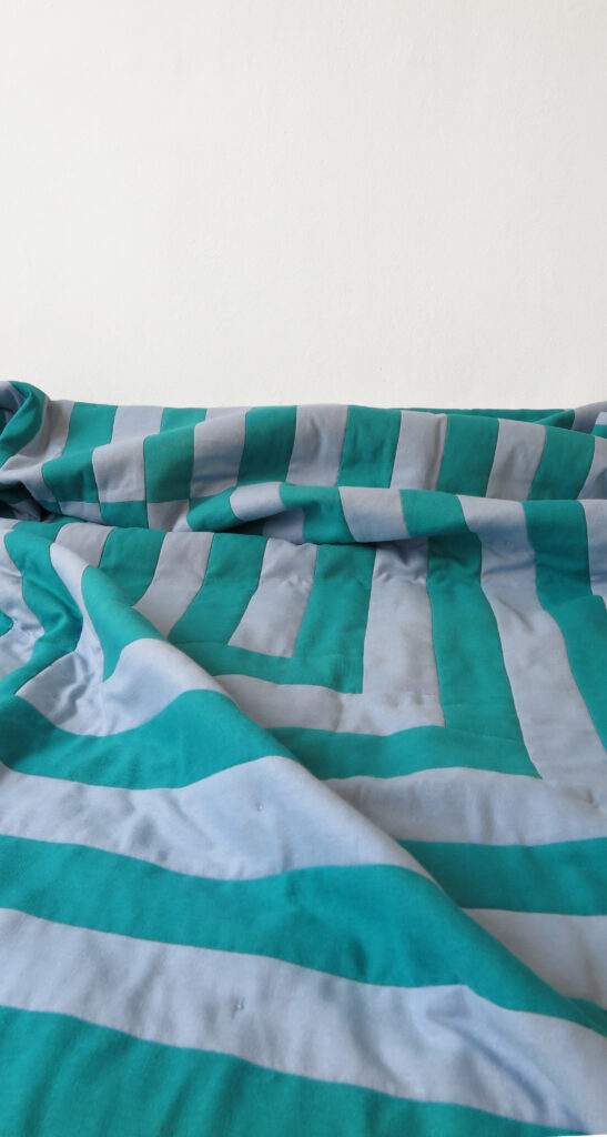 Callie teal & cornflower detail