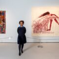 Standard bank gallery curator and manager dr same mdluli at the exhibition