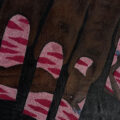 Worldart sichumile adam johannesburg's hidden gem acrylic paint fabric and glass beads on canvas 91x65cm