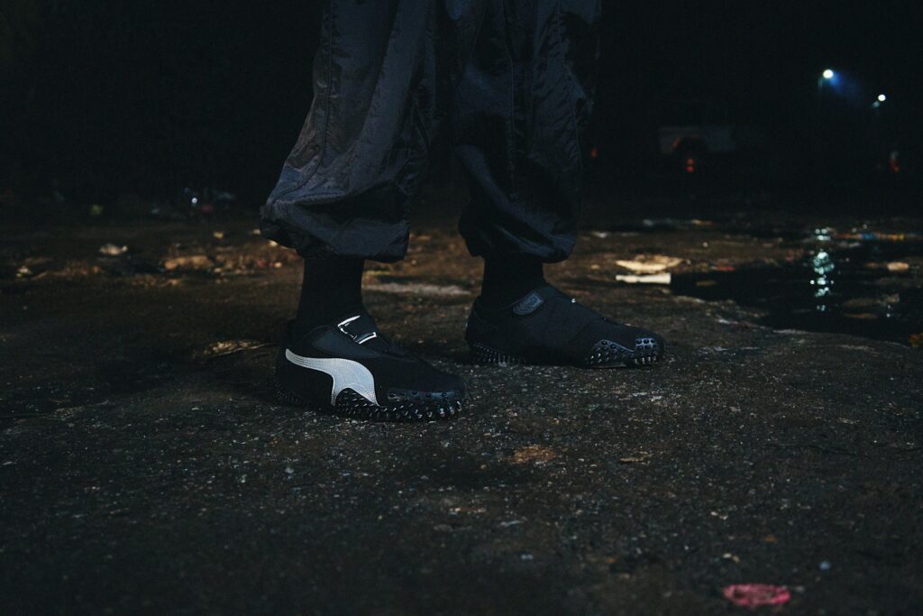 Puma mostro og black silver 03