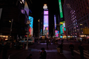 Brenda Fassie in Times Square New York