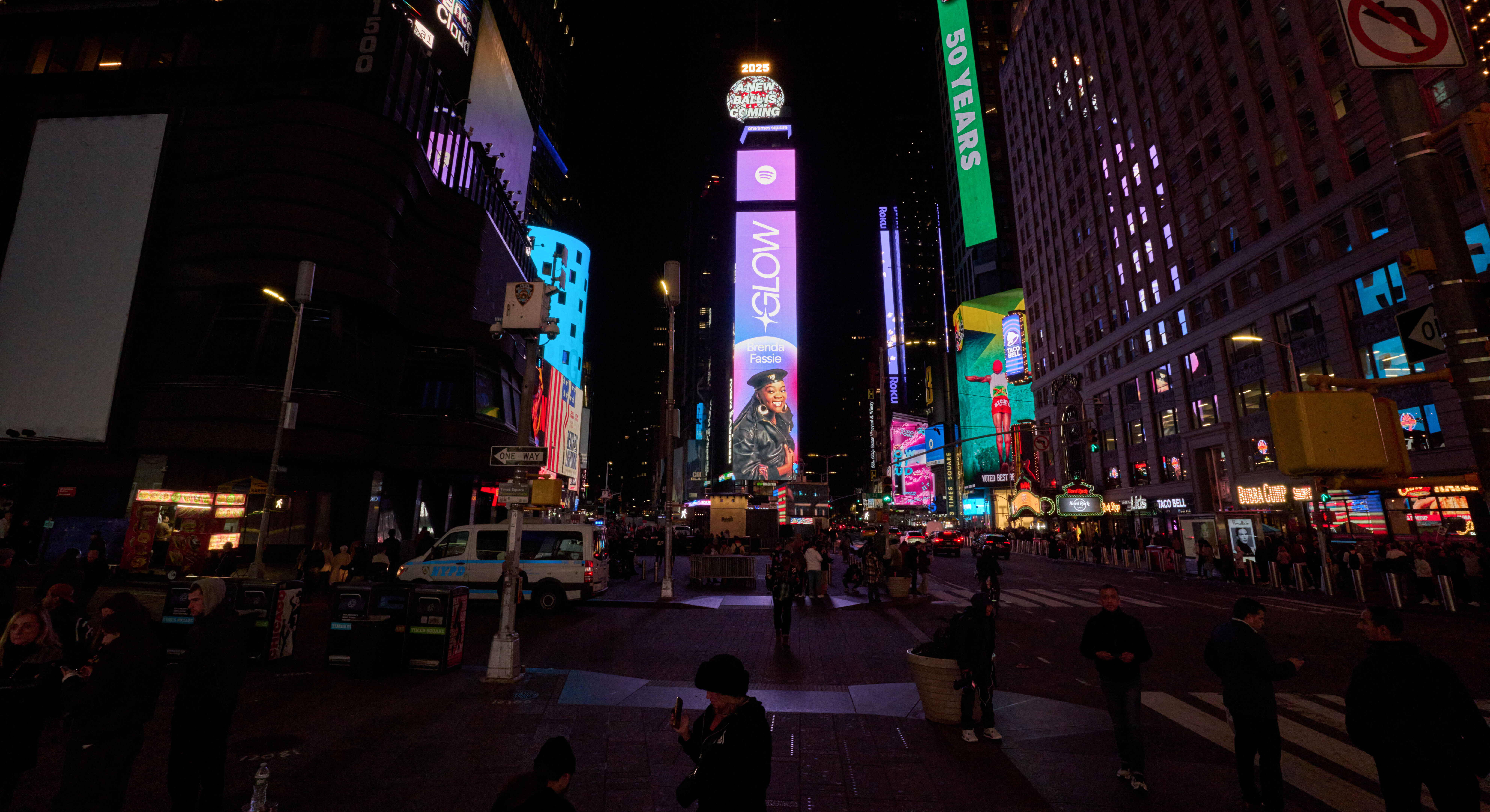 Brenda Fassie in Times Square New York
