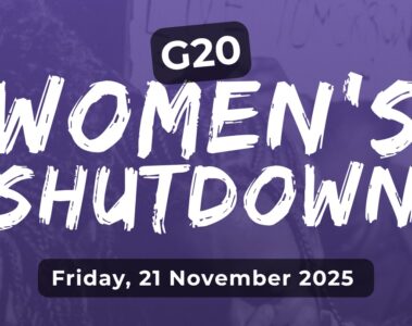 Women's Shutdown G20 Protest