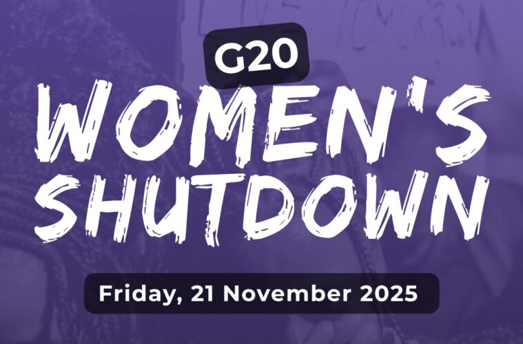 Women's Shutdown G20 Protest