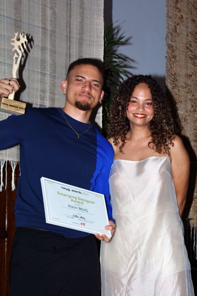 Adian peters from klein muis with h&m's lauren hartzenberg