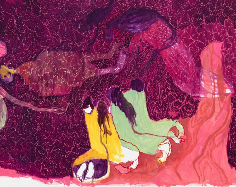 'pane rima rakakomba [1] (there’s too much darkness)', 2023. courtesy of stevenson and david zwirner.