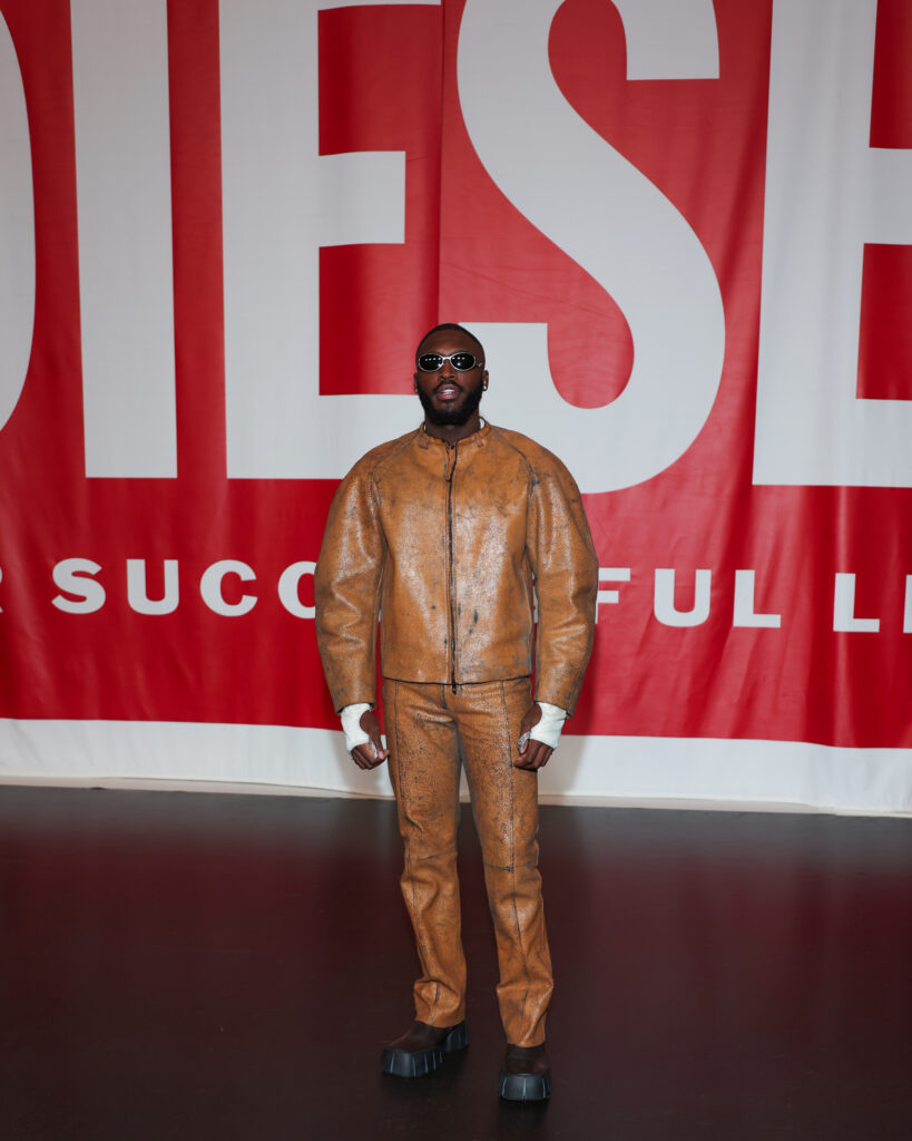 Diesel guests at fall winter 2026 runway show photocall