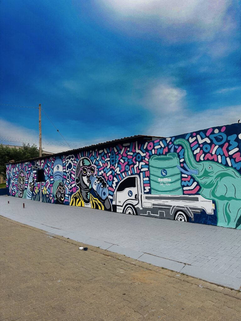 Sediba sa tlou township mural