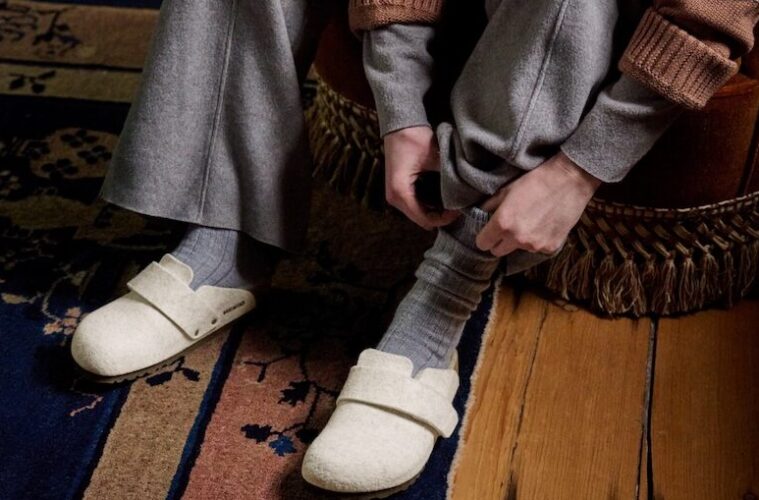 R1030753 n1030755 loma shearling oyster | felt/shearling