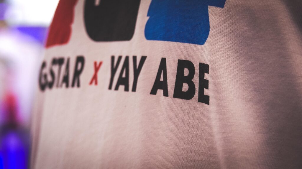 Yay Abe collaborates with G-STAR