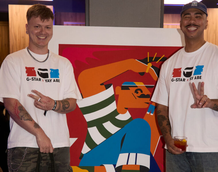 YAY ABE X G-STAR AT THE VAULT ON BREE