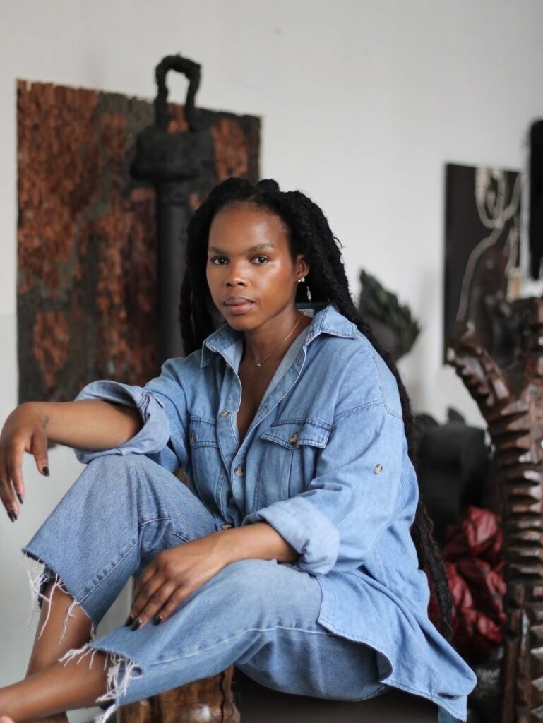 Meet the Maker @nwabisantl0kwana Johannesburg based artist Nwabisa Ntlokwana works at the inte (6)