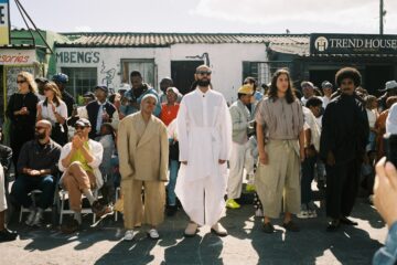 Onesimo Bam Progression IV fashion presentation in Langa part of Young Urbanists Open Streets initiative in partnership with Design Week South Africa. Image Andile Buka