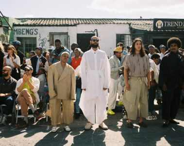 Onesimo Bam Progression IV fashion presentation in Langa part of Young Urbanists Open Streets initiative in partnership with Design Week South Africa. Image Andile Buka