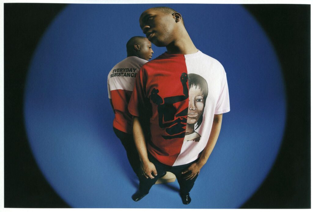 Thebe Magugu x Wanda Lephoto Everyday Resistance campaign. Image Andile Buka