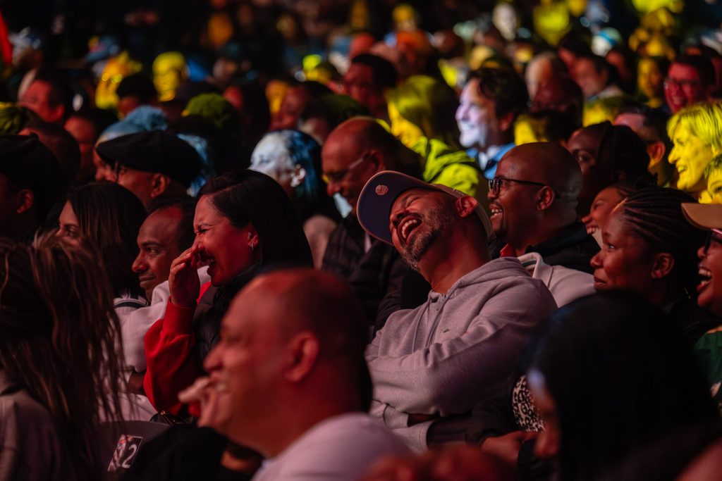 AudienceatSavannaServesSouthAfrica sNationalTeamofComedyatSunBetArena,Pretoria2