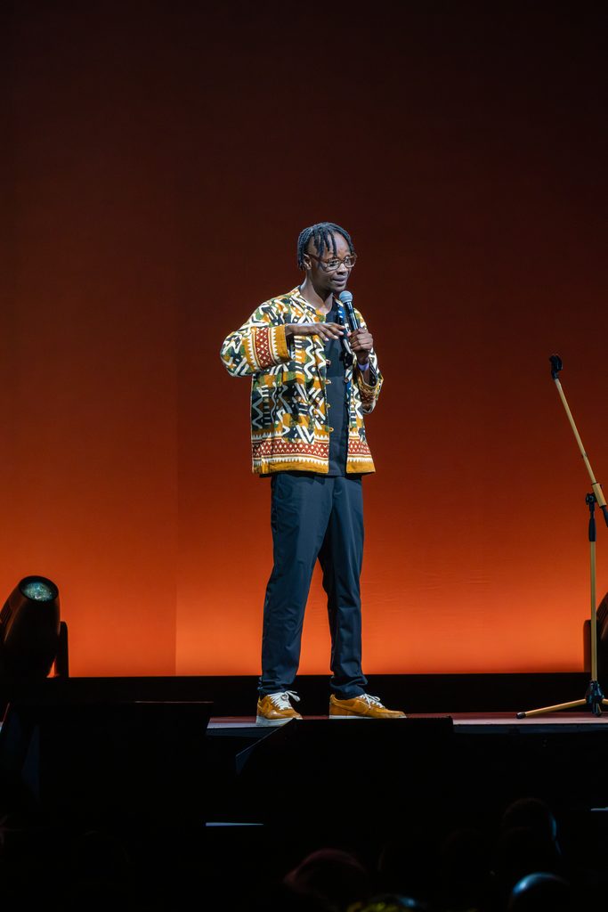 LearnmoreJonasionstageattheSavannaServesSouthAfrica sNationalTeamofComedyatSunBetArena,Pretoria