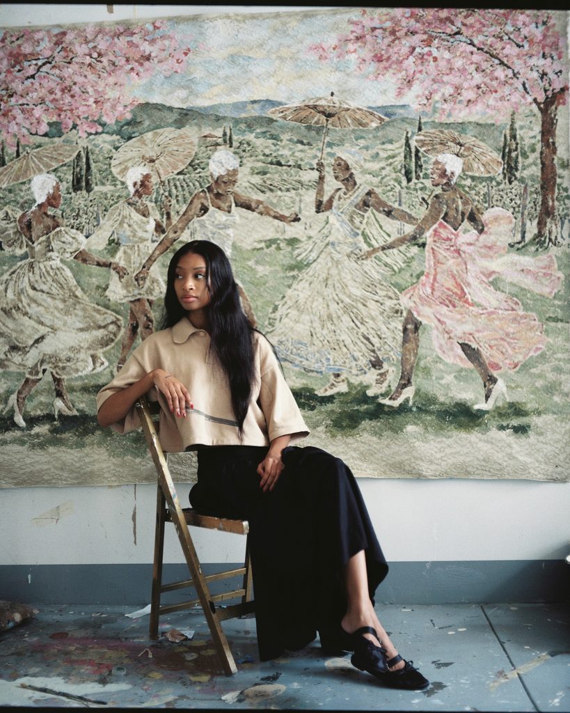 Buqaqawuli Nobakada @buqaqawuli.nobakada paints Black women into futures they have too rarely be (4)