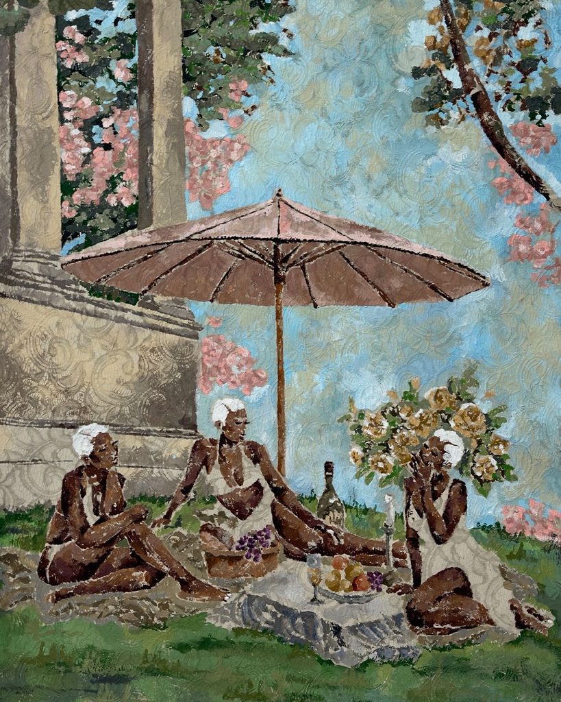 Buqaqawuli Nobakada @buqaqawuli.nobakada paints Black women into futures they have too rarely be (6)